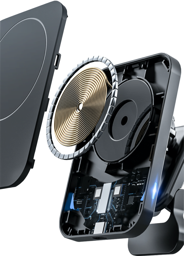 MagCar – Magnetic Wireless Charger Car Mounted | TunedApe